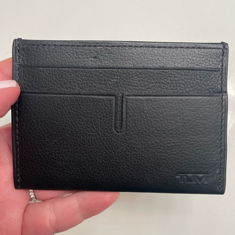 Brand new Tumi card case with money clip
